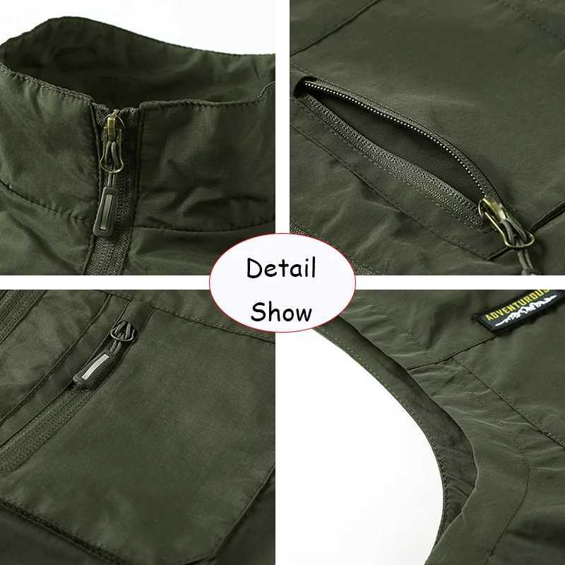 2025 New Summer Men Sleeveless Outdoor Leisure Stand Collar Vest Men Solid Color Breathable Loose Thin Vest Male Waistcoat Hots X250403