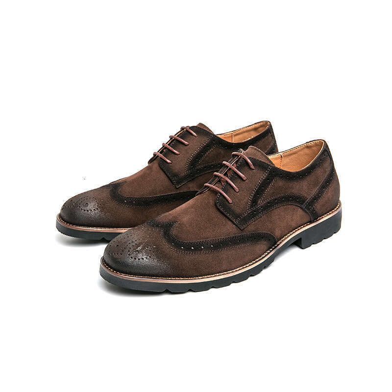2024 Men's Large Size New Fashion British Style Business Leather Shoes Trend Dinner