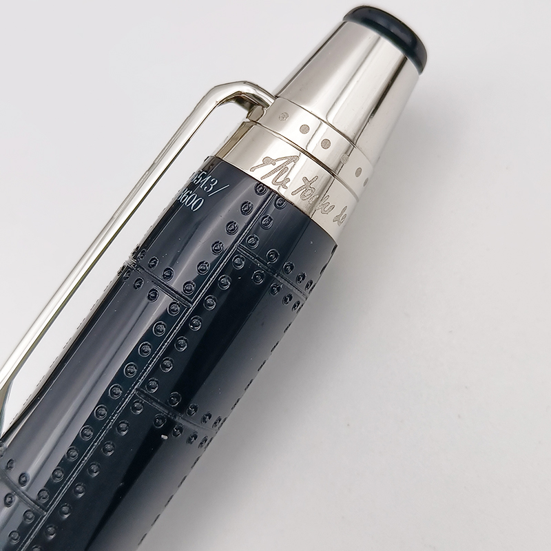 Mont Pen Promotion Writer Edition Antoine de Saint-Exupery Black Resin M Fountain Rollerball Ballpoint Pen Writing Smooth With Serial Number