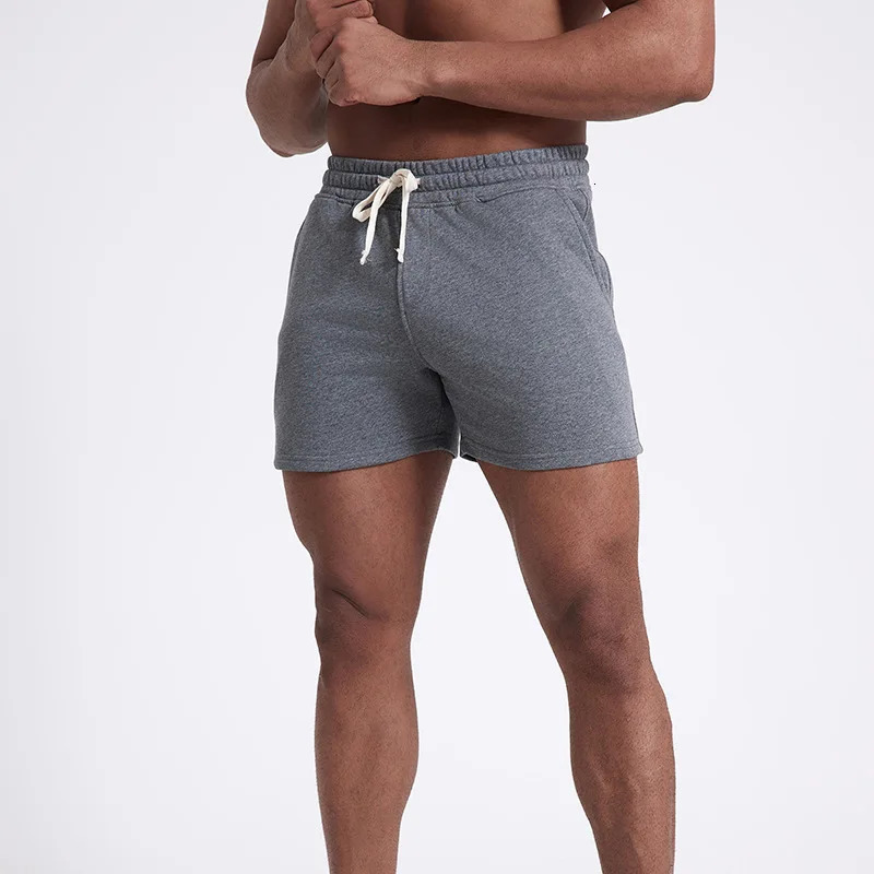 Mens running shorts casual cotton mens quick drying fitness basketball breathable sports beach clothing 250403e