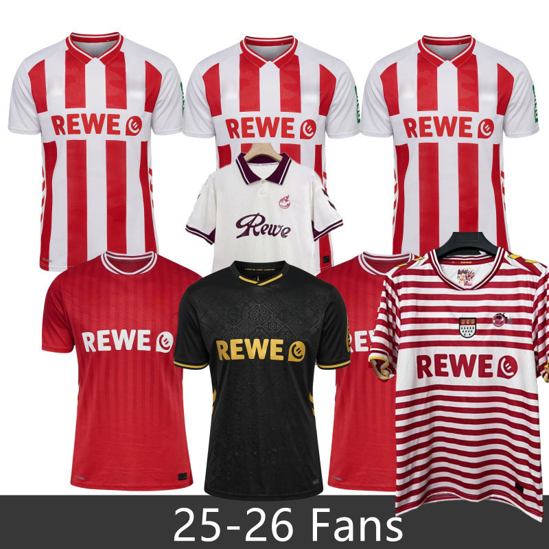 New 25-26 FC Koln football jersey Koln jersey MARTEL HUBERS WALDSCHMIDT KAINZ HUSEISIC LJUBICIC football shirt Kit