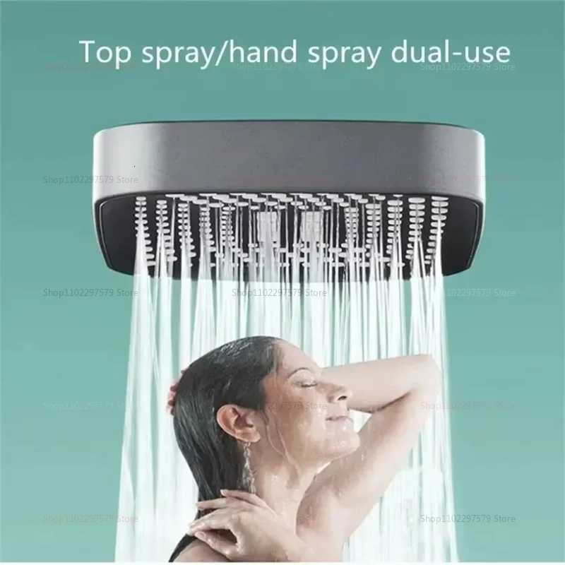 3 Mode Adjustable High Pressure Shower Handheld Large Flow Water Saving Pressuri Shower Mixer Bathro Accessories Y251103