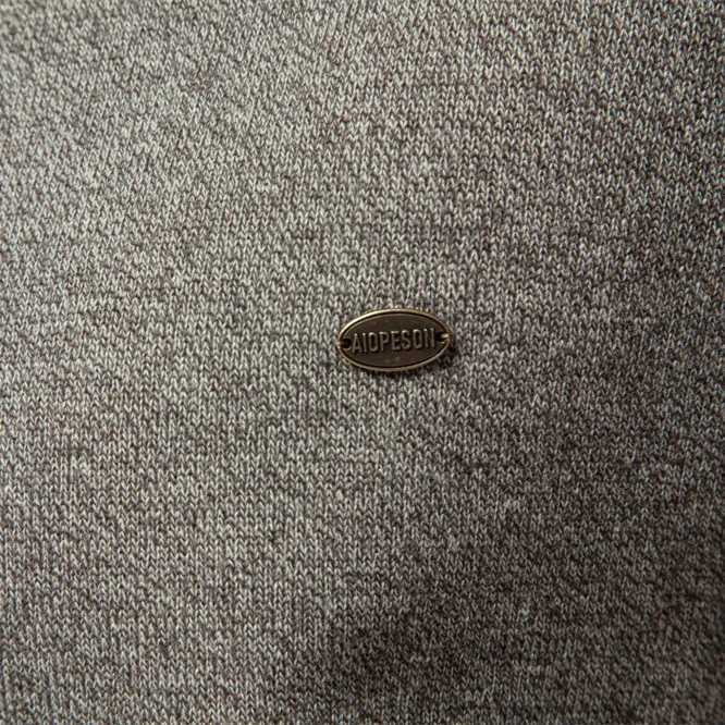 New Mens Cotton Knitted Cardigan Stand Collar Turtleneck Button Sweater Jacket High Quality Autumn Business Casual OuterwearT251103