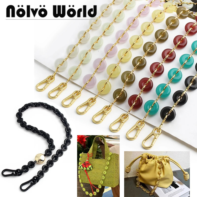 125pcs Donut Chain Metal Links Replaceable Shoulder Bag For Puzzle Decorative Hanging Chain Bag Alloy Strap Accessories 251030