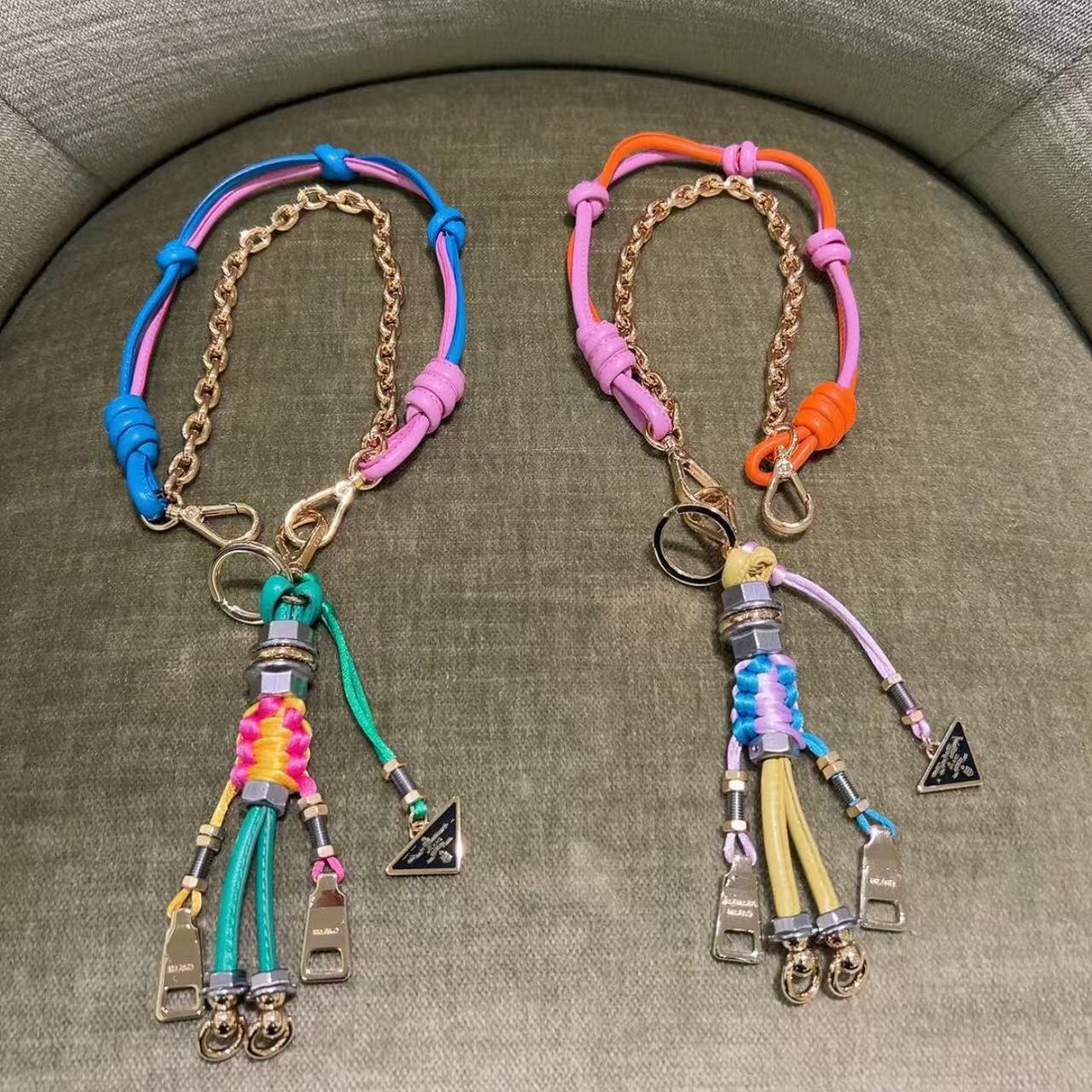 designer bag charm 24 Clothing Decorations Jeans Cotton Rope Bag Accessories Keychains Trendy Charms keychain designer