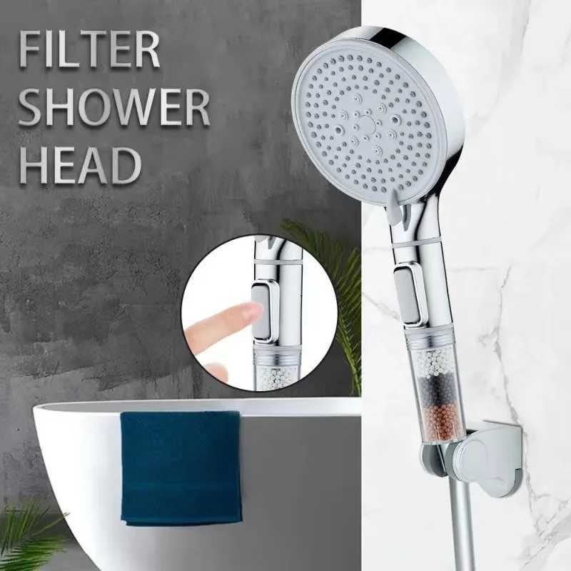 Filter Spray Fivespeed Booster Large Panel Shower He Shower Bath Handheld Shower Plus Hose Set Y251103