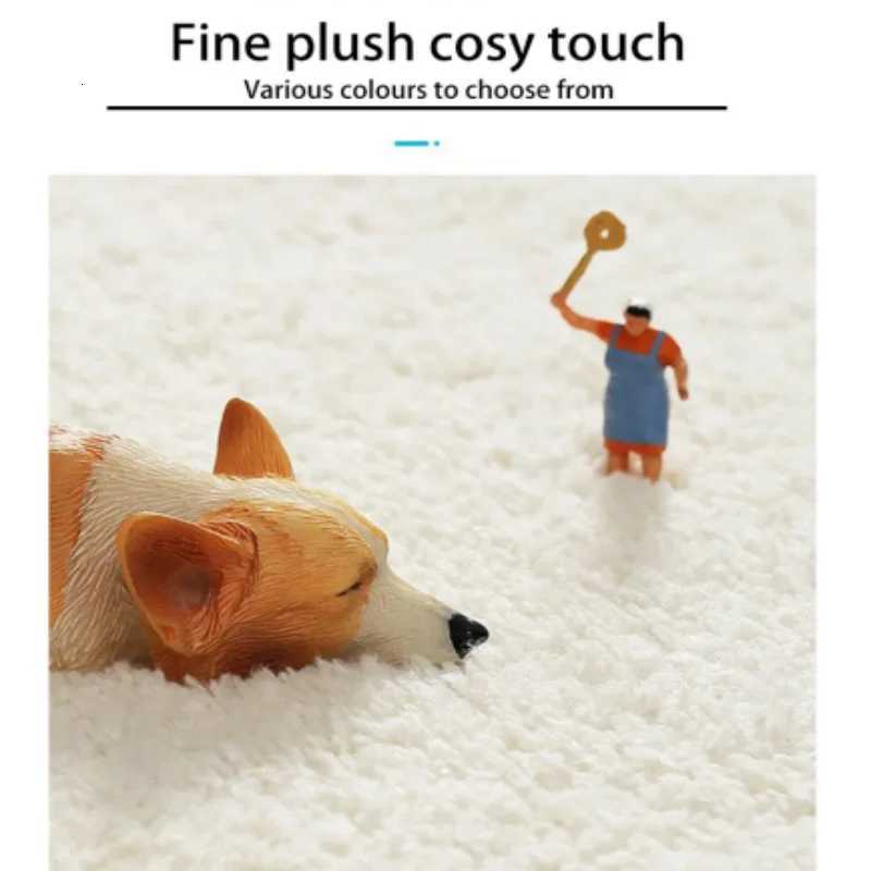 VIKAMAs Fresh And Clean Imitation Cashmere Floor Mat Anti-Slip Bathroom Bathroom And Bedroom Door Carpet Home Decoration C251103