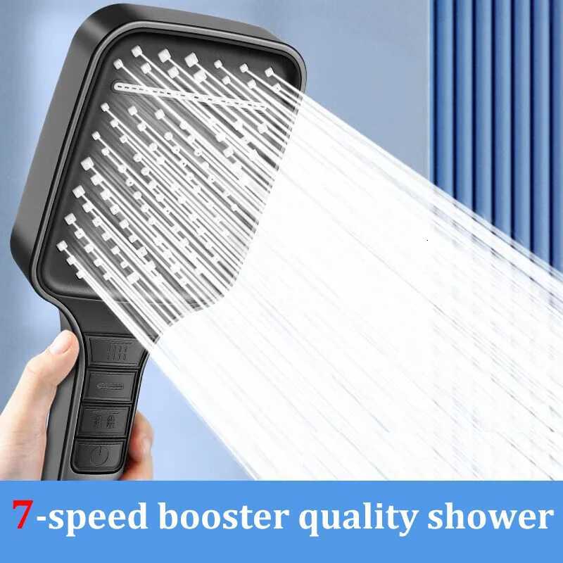 7speed Booster Handheld Highquality Shower Household Large Panel Filter Shower Set Y251103