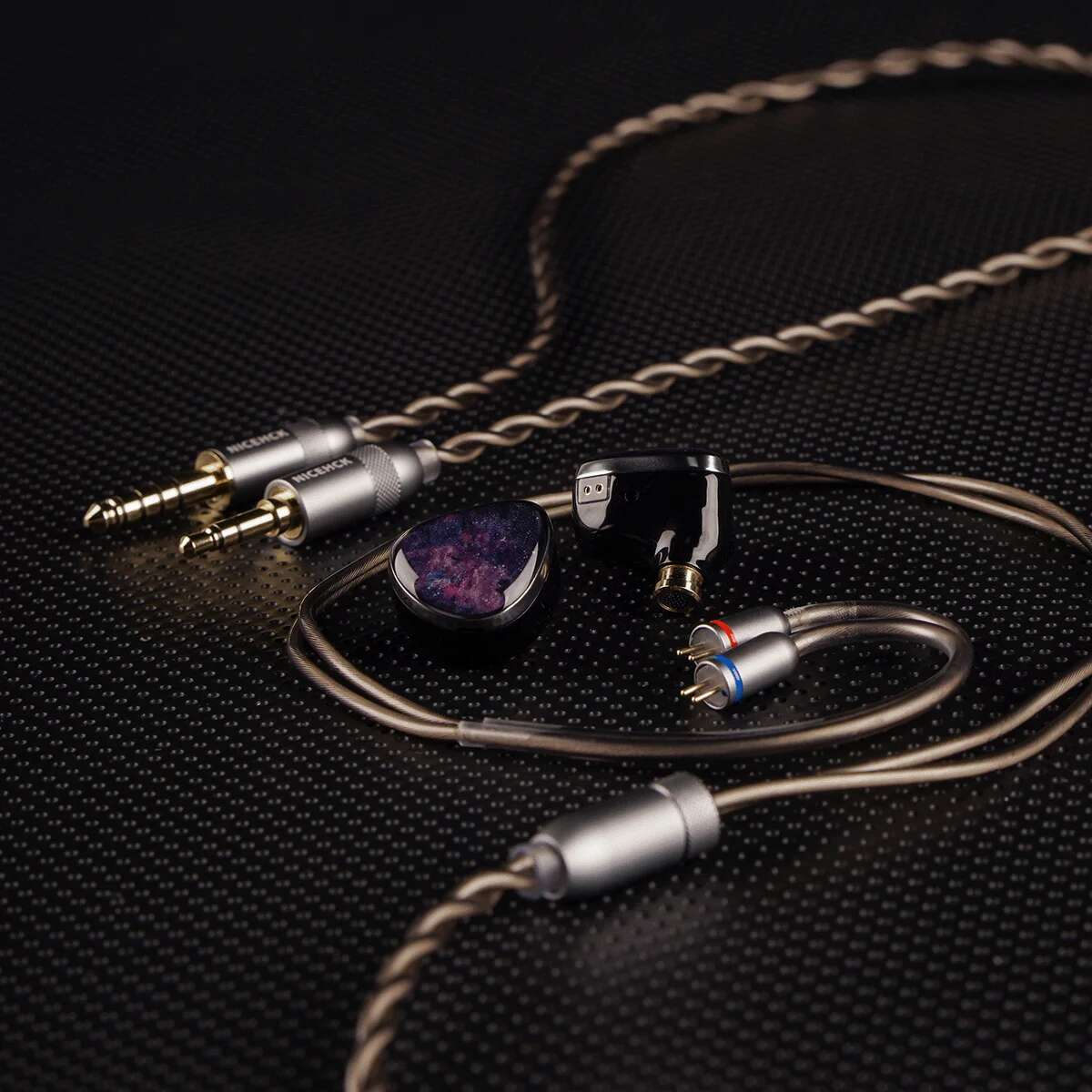 NICEHCK NX8 HiFi Earphone 1DD+6BA+1PZT Hybrid Wired In Ear Monitors Detachable 2Pin with AceLilac AuKing2 CsgOrpheus NX74 Pro