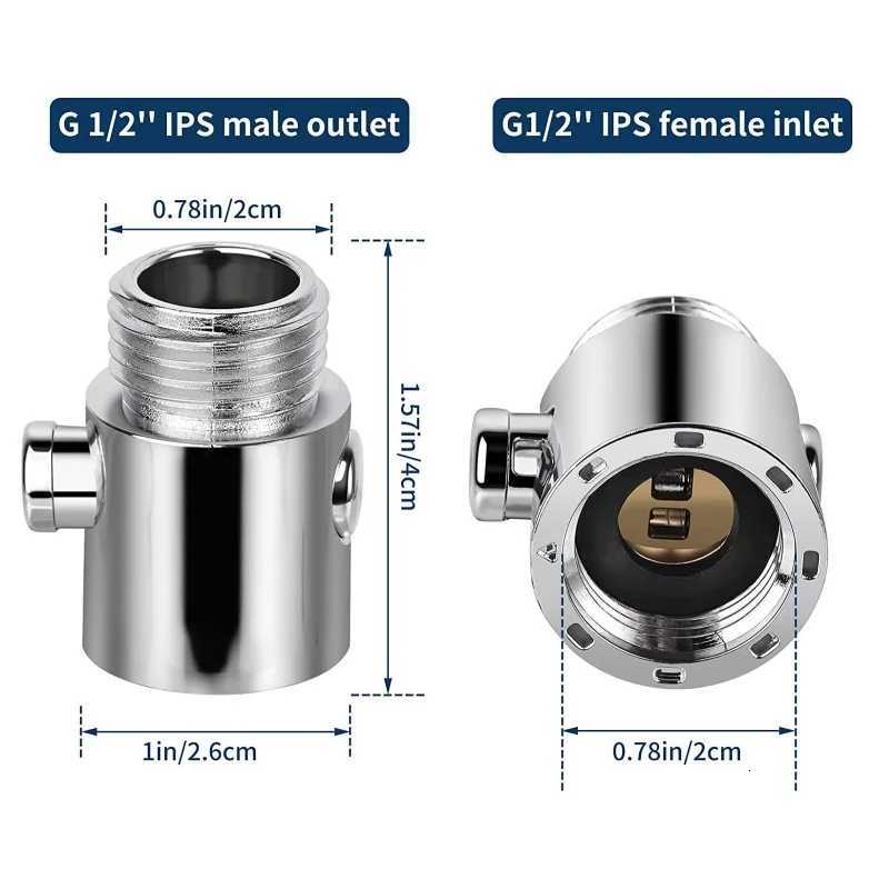 New Shower Control SwitchWater Flow Stop ValveHandheld Showers OneButton Pause Water Controller Bathro Accessories Y251103