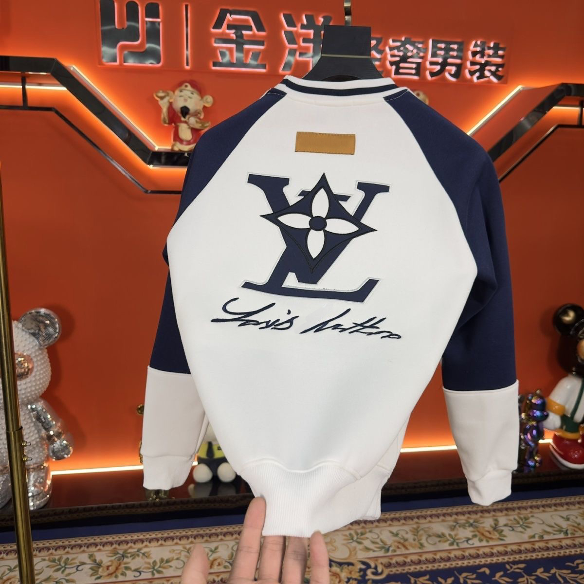 Men's Hoodies & Sweatshirts Hoodie designer men's luxury hoodie sweatshirt high-quality blue long-sleeve hip-hop street style #K01