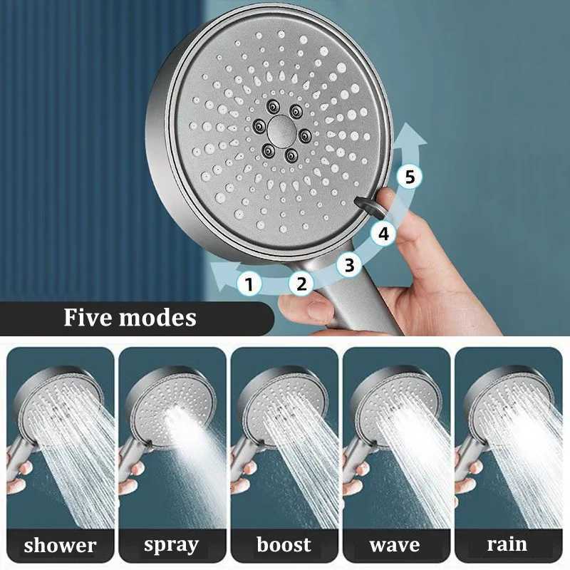 Pressuri Large Panel Shower 5 Modes Large Water Flow Mtifunctional Bathro Shower Set Y251103
