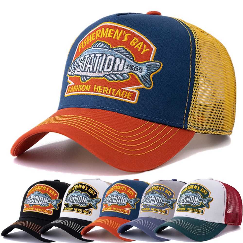 Home>Products>Neutral Summer Fishing Hats>Breathable Mesh Truck Hats W250403