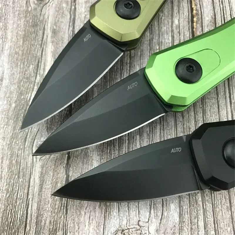 KS 7500 launches 4 compact tactical knives outdoor survival knives 8Cr18MoV blades aluminum alloy handle EDC camping basic toolsT250402