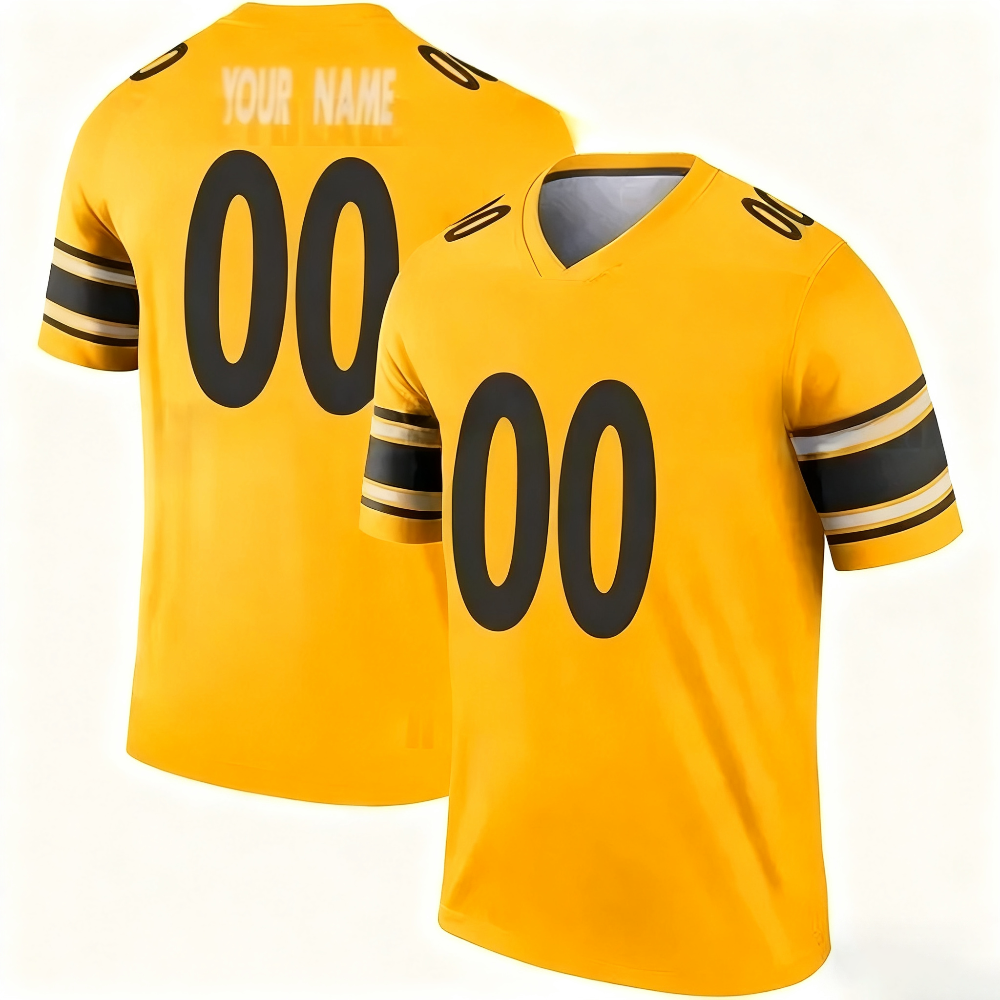 Custom Design Throwback Jerseys Aaron Rodgers Jack Sawyer Will Howard DK Metcalf Watt Football Patrick Queen Joey Porter Jr. Franco Polamalu Fitzpatri