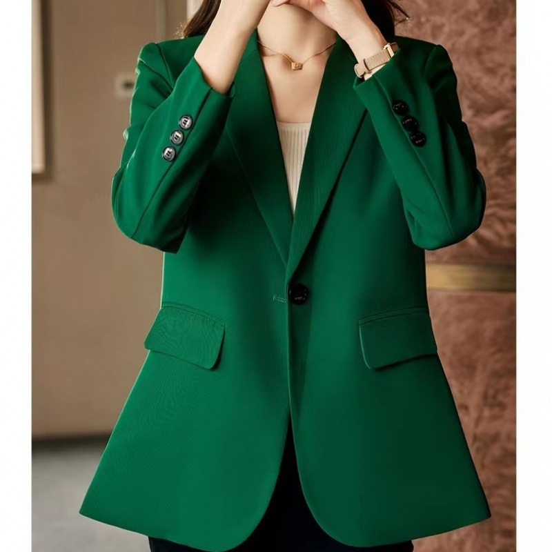 D411High-Quality Slim Fit Women's Suit Jackets - Ideal for School & Everyday Wear
