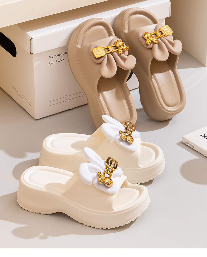 Free shipping 2025 slippers women trendy fashion rabbit lightweight beach outdoor indoor slippers casual shoes