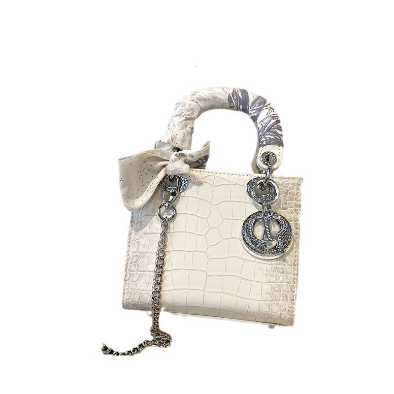 Himalaya Gradient Crocodile Pattern Concubine Bag New High End Chain Versatile Single Cross Handbag Shoulder Bags