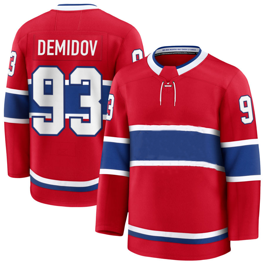 #13 Cole Caufield montreal hockey #14 Nick Suzuki Ivan Demidov Lane Hutson Juraj Slafkovsky canadians Zack Bolduc Laine Noah Dobson Arber Xhekaj jerse