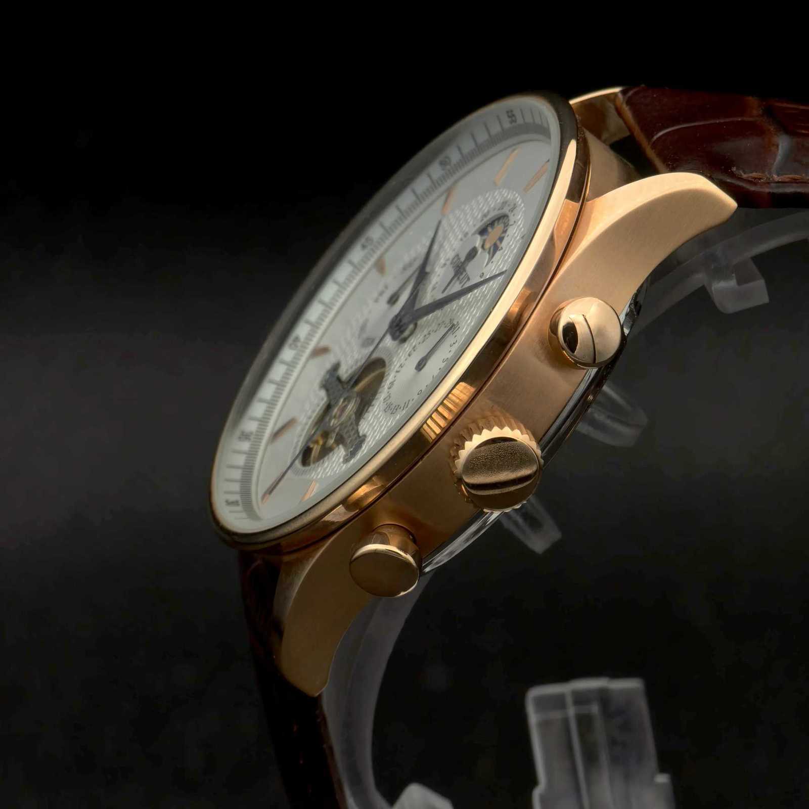 CORGEUT complications Mens Luxury Watch High Waterproof Automatic Mechanical Movement with Sapphire Glass reloj hombreW251104