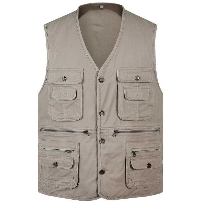 Outdoor Fishing Vests Quick Dry Breathable Multi Pocket Mesh Jackets Photography Hiking Vest Army green fish Vest X2504037