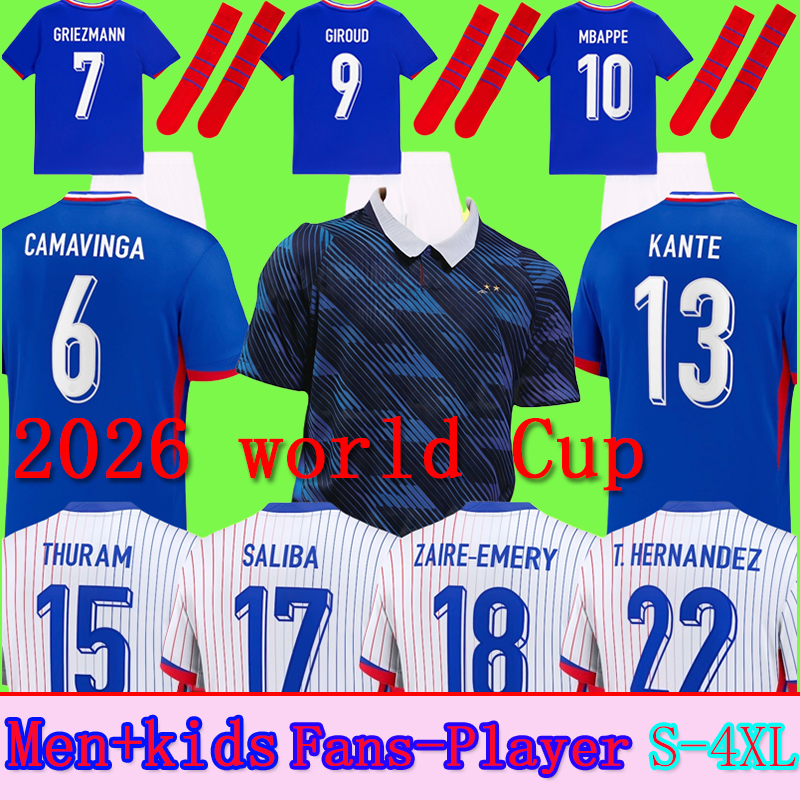 2026 HOMMES ENFANTS FRENCH MBAPPE fra n cejerseys KANTE GIROUD GRIEZMANN women Maillot De Foot Equipe Maillots Kids Football Shirt fr an cejersey 2025 26 66