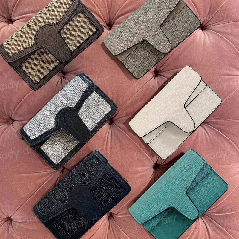 Dionysuss Bag Mini Wallet Sliding Chain Dionysus Shoulder Bags Canvas Leather Women Handbag Flap Closure Ladies Crossbody Purse1zAm#