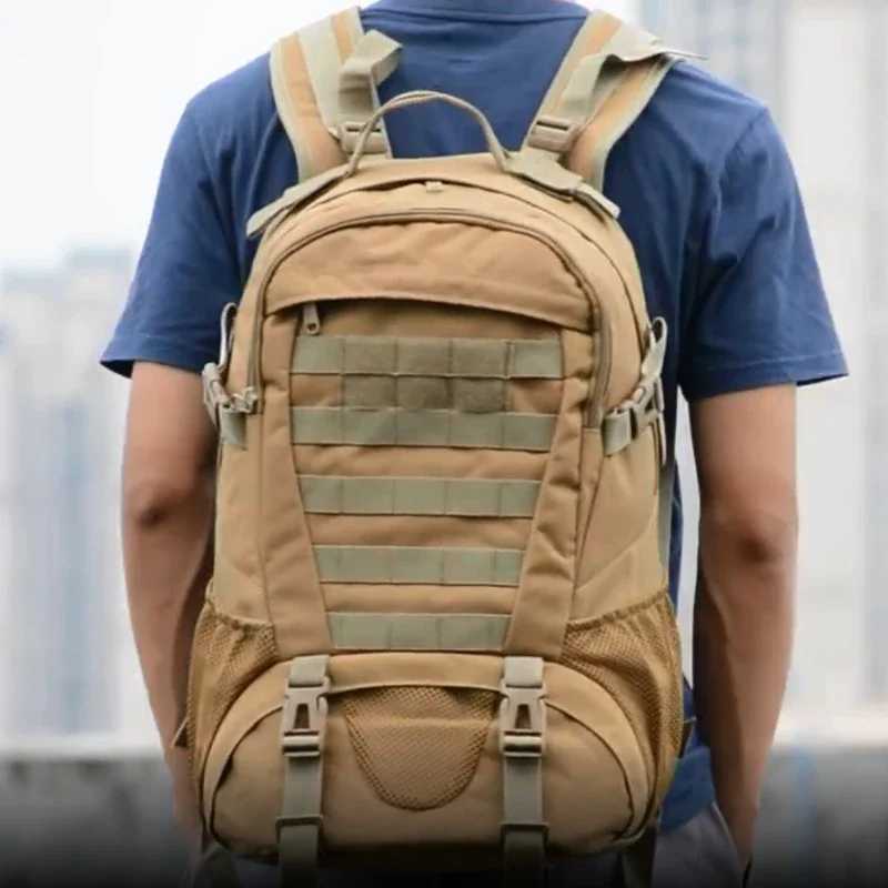 Tactical Backpack Army Molle Assault Rucksacks Outdoor Sport Travel Hiking Camping Hunting Climbing Cycling Casual BagsC250407