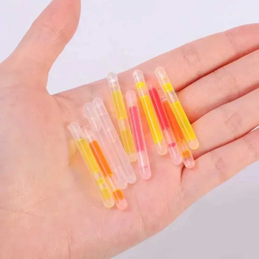 10/50 pieces of mini multi-color glow sticks fluorescent sticks fishing lamps childrens gifts party decoration supply X250402
