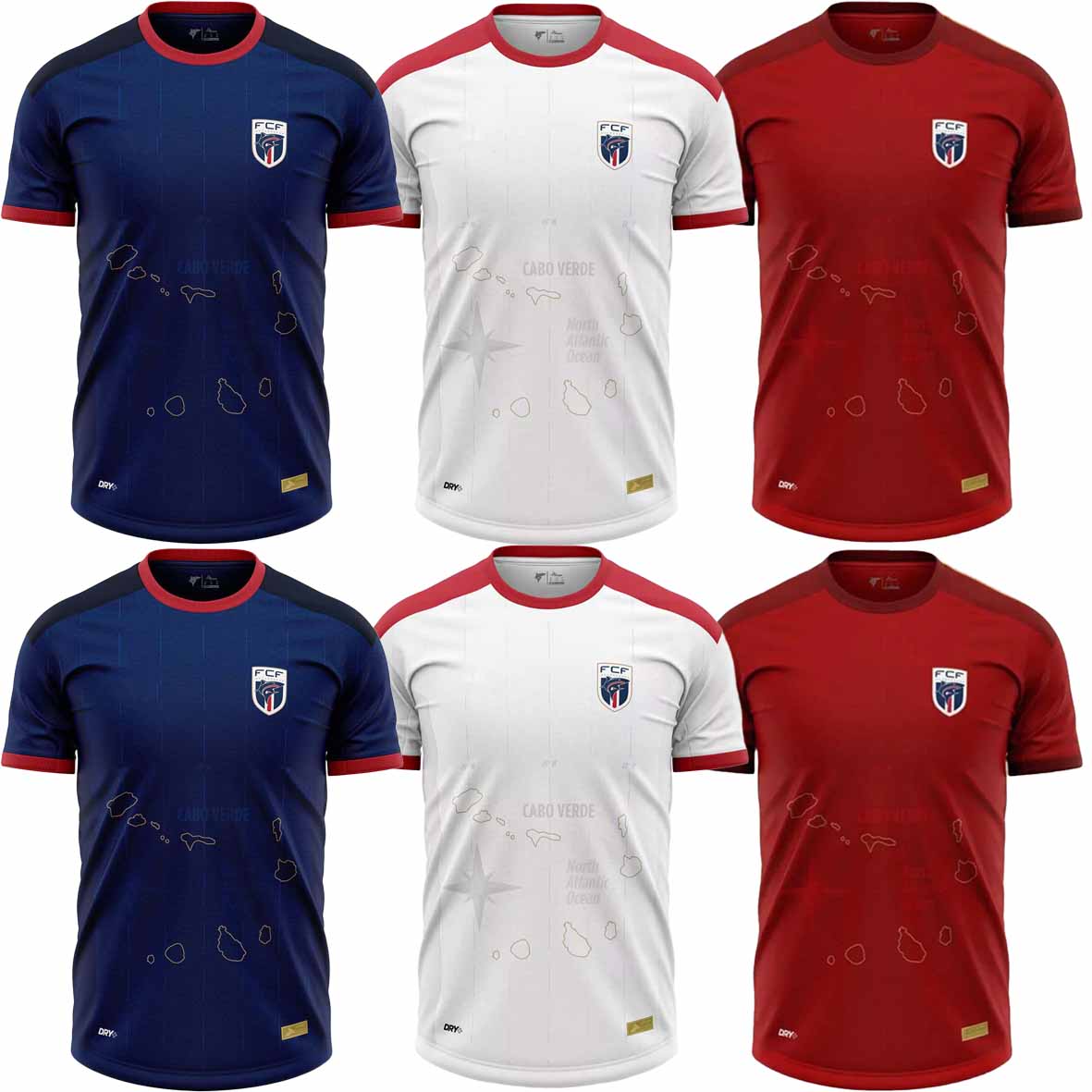 2025 2026 Cape Verde national football team soccer jersey top uniforms shirt