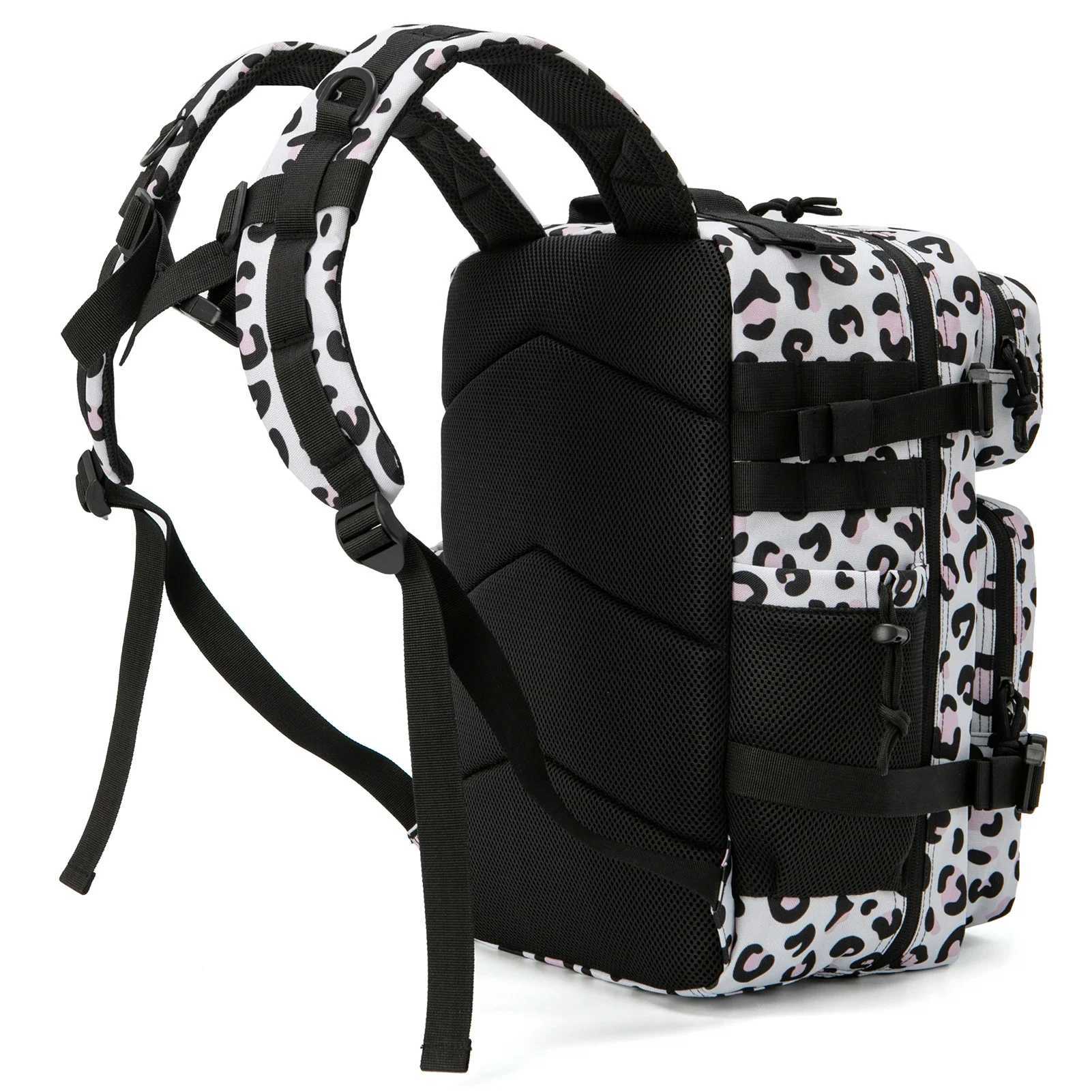 25/45L Women/men Backpack for Tactical Laser Cut Molle heavy duty backpack School Bag Gym Rucksack Treeking with Dual Cup HolderC250407