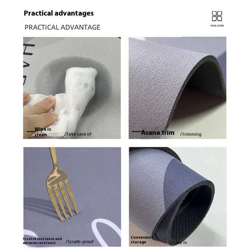 VIKAMA Irregular Floral Shape Bathroom Towel Quick Drying Slip Resistant Stain Resistant Machine Washable Room Home Decor C251103