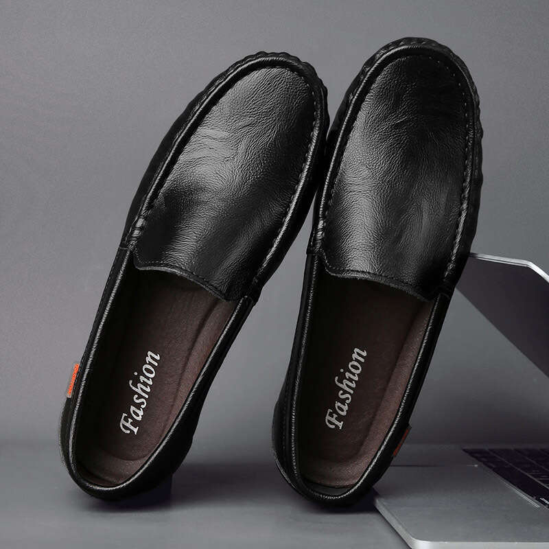 Live broadcast of Doudou oversized lazy driving British casual shoes, new summer men's shoes