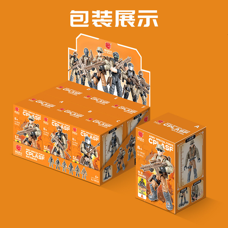 24 PcsLot WW2 Military Figures Building Blocks Nation Army Soldiers Assemble Bricks Educational For Boys Christmas Gift Toys 250908