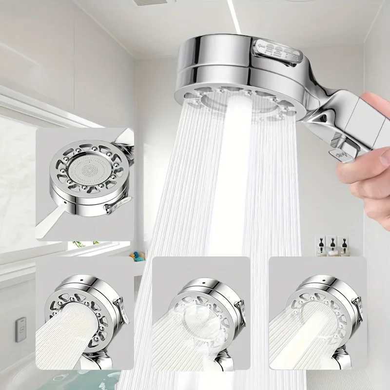 Upgraded 4speed mtifunction boost filter shower bathro accessories onebutton switch shower Y251103