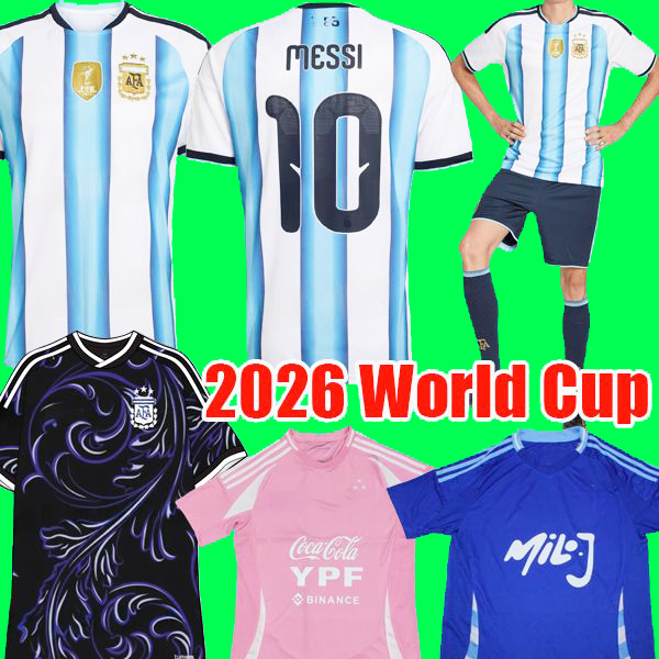 2026 World Cup Special Edition Argentinas jersey 50th Anniversary kit soccer Jerseys GARNACHO DE PAUL Football Shirts Men DI Maria Kids 2025 set