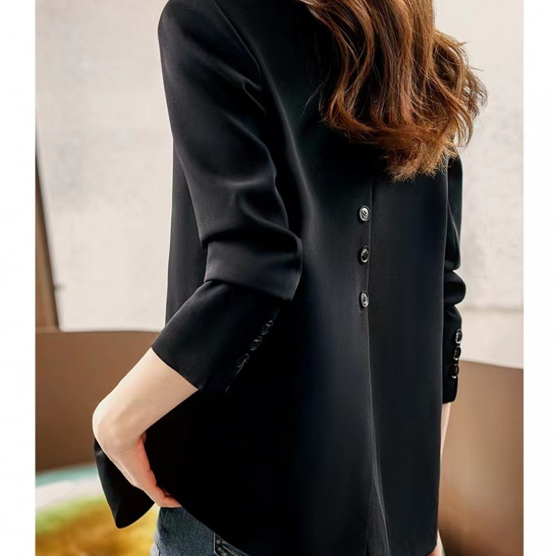 D411High-Quality Slim Fit Women's Suit Jackets - Ideal for School & Everyday Wear