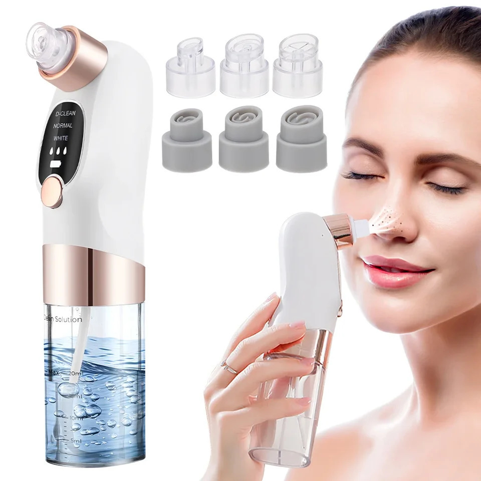 Electric Small Bubble Blackhead r USB Water Cycle Pore Pimple Removal Vacuum Suction Facial Nose Cleaner Tool 251030