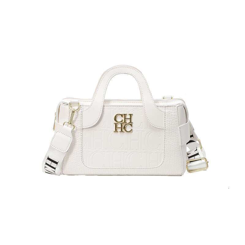 Women's Bags New fashionable simple CH letter embossed crossbody bag, elegant handbag, versatile and high-end feel