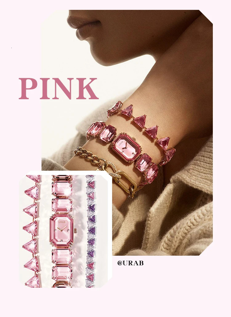 URAB Square Sugar Womens Watch Fashion Light Niche Womens Watch 251031