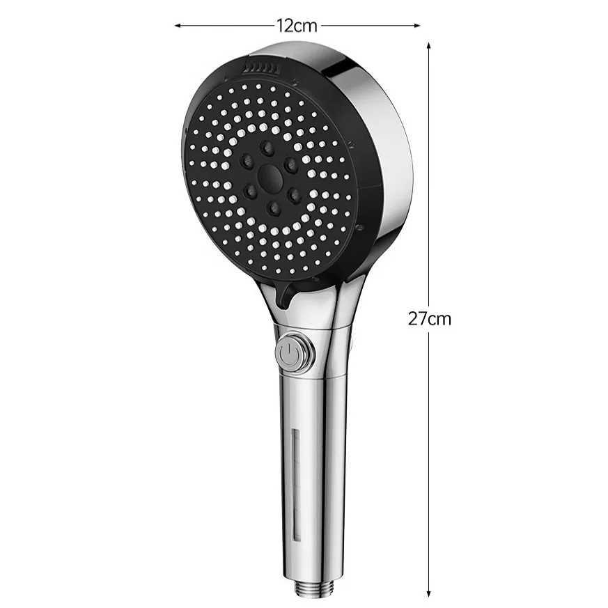 6 Modes Booster Shower Mtifunctional Adjustable Filter Dechlorination Household Bathro Large Water Volume Shower Set Y251103