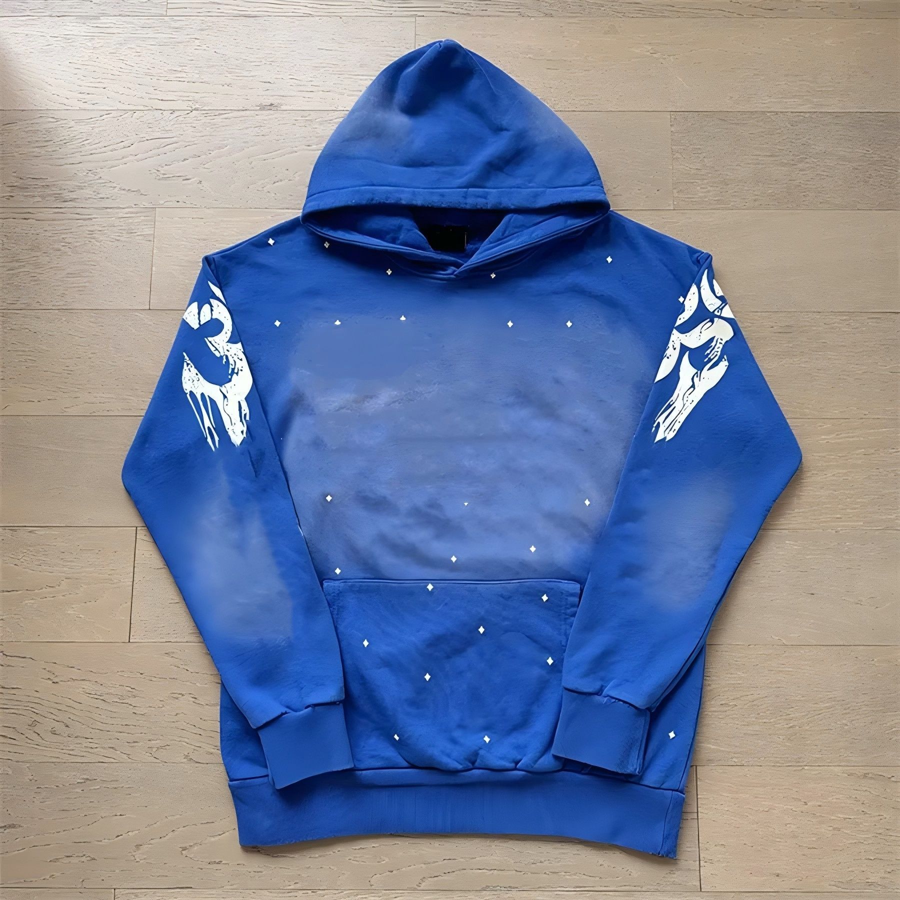 Designer Mens Zip Up Helles starity Hoodie For Man Woman Tracksuits Sports Suit Pants Pullover Vintage Street Graffiti Sweatshirts hoodie US Size