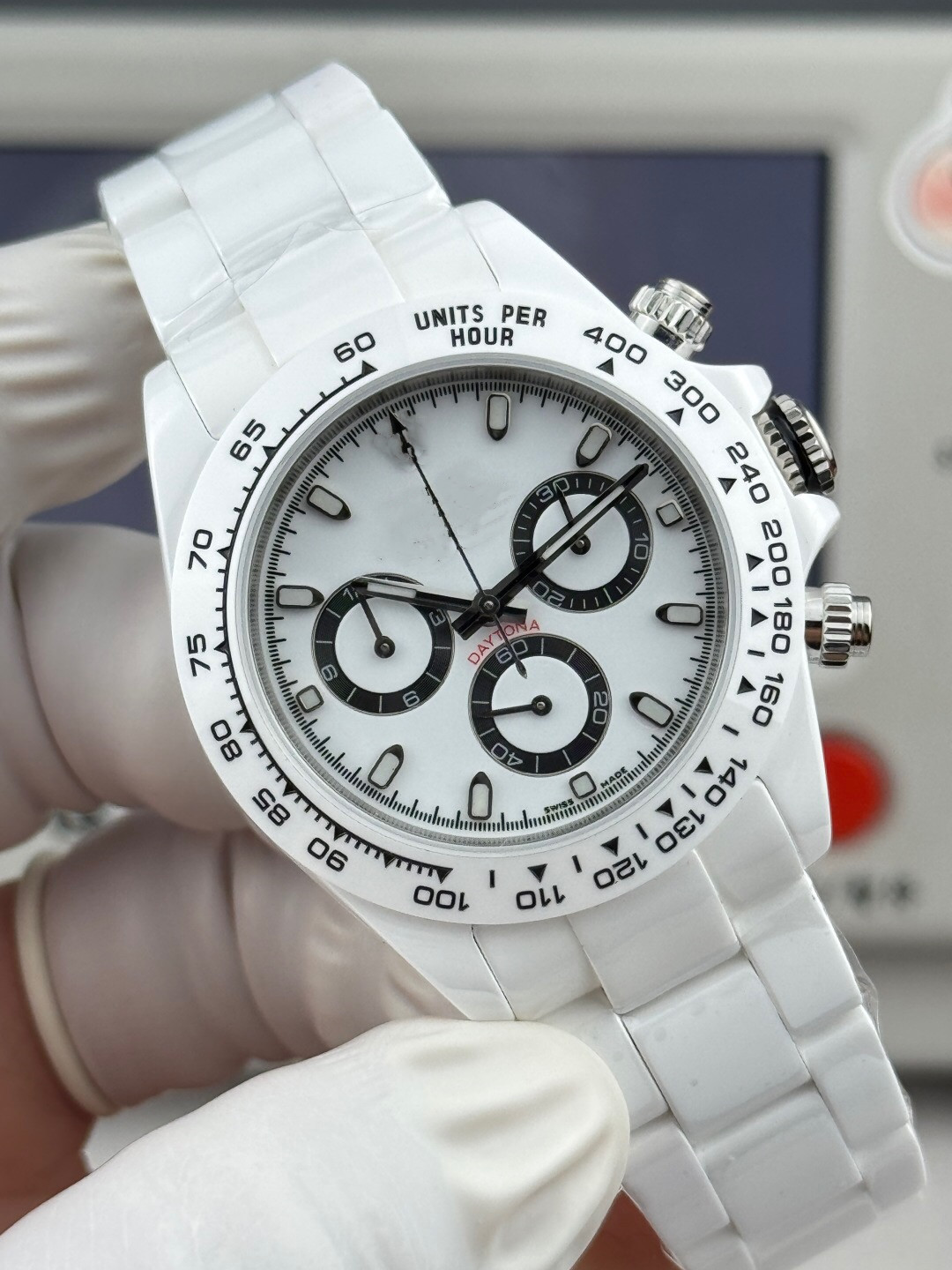 TW FACTORY Fully automatic machinery watch is Size 40mm Equipped with 4131 movement multi-functional timing all-ceramic watchcase watchband sapphire glass mirror