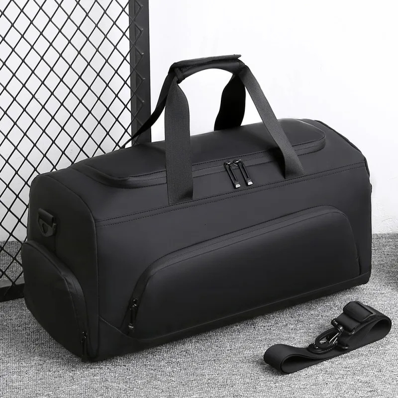 Sports Gym Bag Large Capacity HandbagPortable Travel Duffel Bag Multicompartment with Shoes StoragePerfect for VacationGym 251031