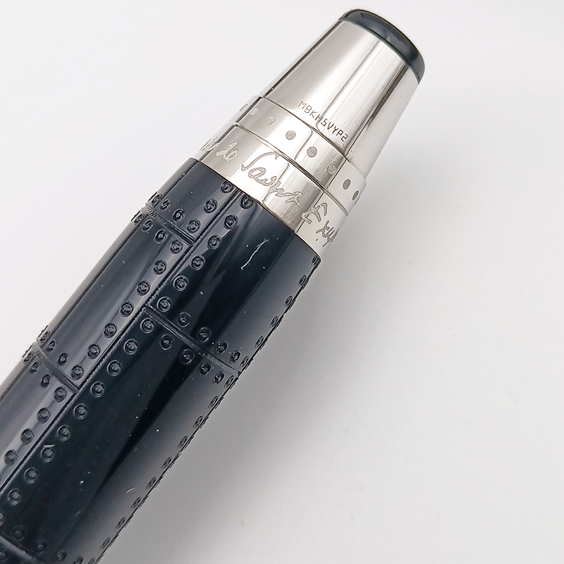 Mont Pen Promotion Writer Edition Antoine de Saint-Exupery Black Resin M Fountain Rollerball Ballpoint Pen Writing Smooth With Serial Number