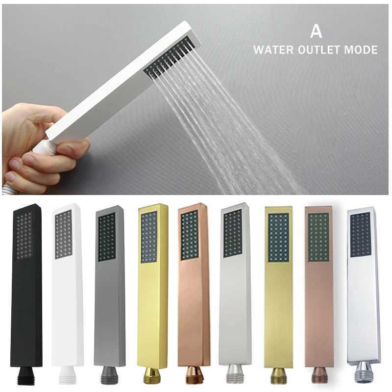 Brass Handheld Shower Bed Rose Gold Hand Shower Sprayer Chre Bath Sprinkler Grey Black Glossy Gold Handshower White Y251103