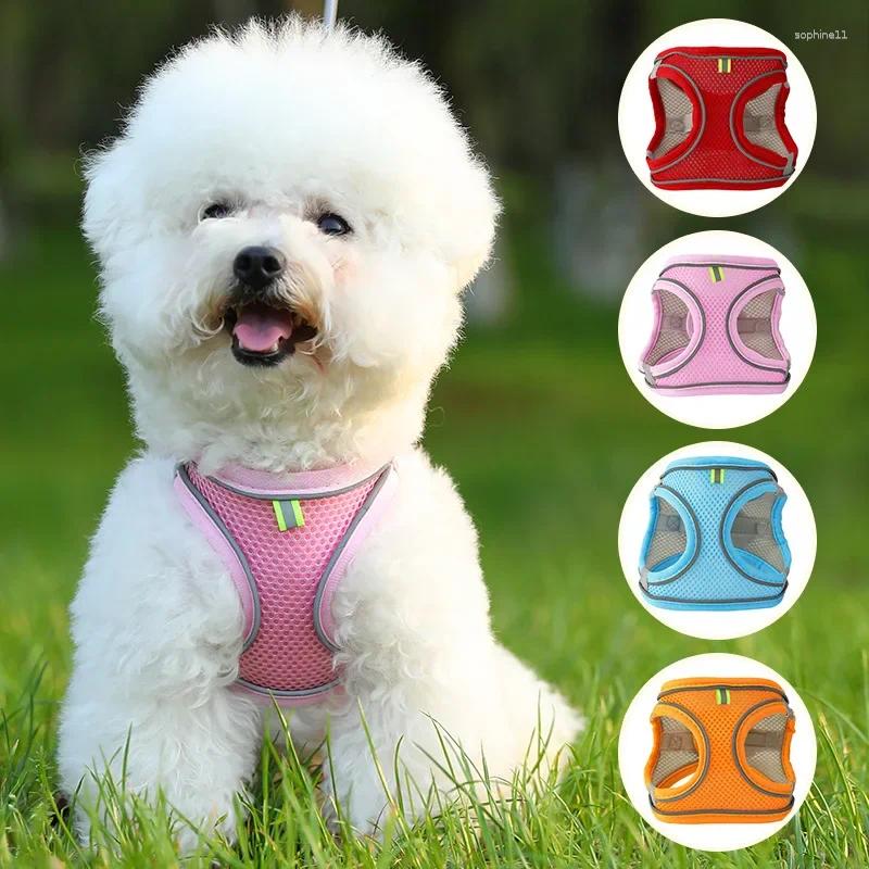 Update Medium Small Dog Walking Leash Cat Vest With Breathable Nylon Chest Strap And Reflective Collar XL Size Gear