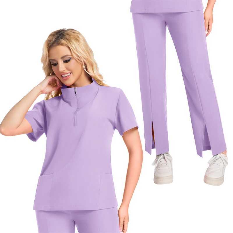 Clinic Uniform Medical Hospital Nurse Uniform Mens Scrub Set Beauty SPA Work Clothes Women Dental Beauty Scrub Surgical Gown Men J251103