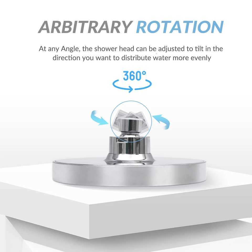 Shower High Pressure Rain Adjustable Stainless Steel 6 Inch Wall Mounted Rainfall Shower Bathro Accessories Replacement Y251103