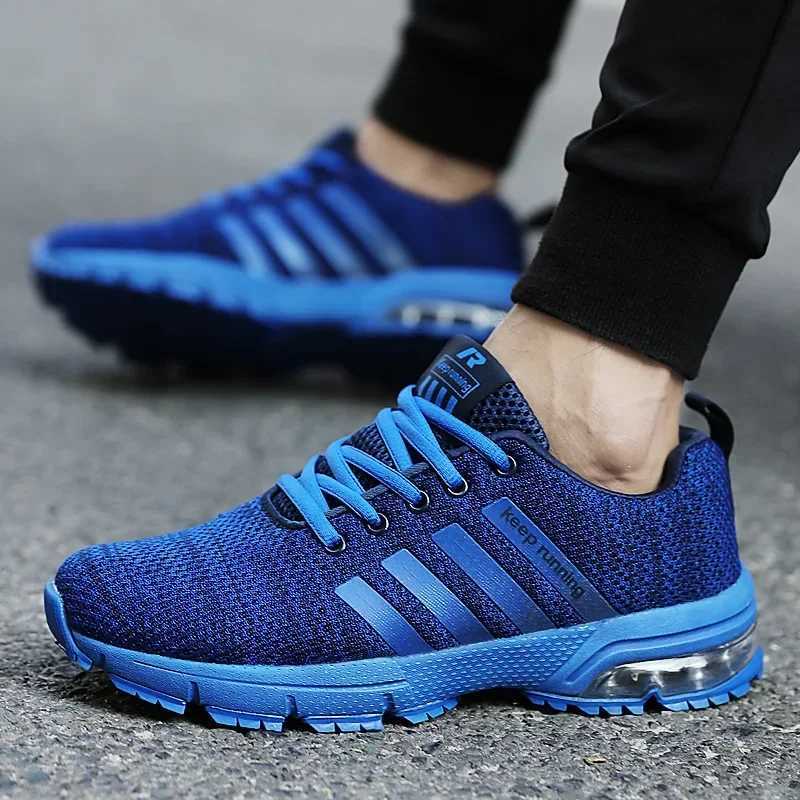 Shoes Men Sneakers Mens Trainers Cushion Mens Gym Shoes Casual Leisure Blue Shoes Men Tenis Masculino Adulto Tenis MasculinoC250402
